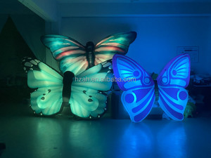 ปีกผีเสื้อเทียมเป่าลมพร้อมไฟ LED สำหรับแสดงบนเวที - Product Image 5