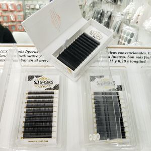 Extensions de cils individuelles de qualité supérieure en fibres de PBT coréennes personnalisées, <span class=keywords><strong>volume</strong></span> classique, 0,05 0,07 mm, courbure C D - Product Image 6