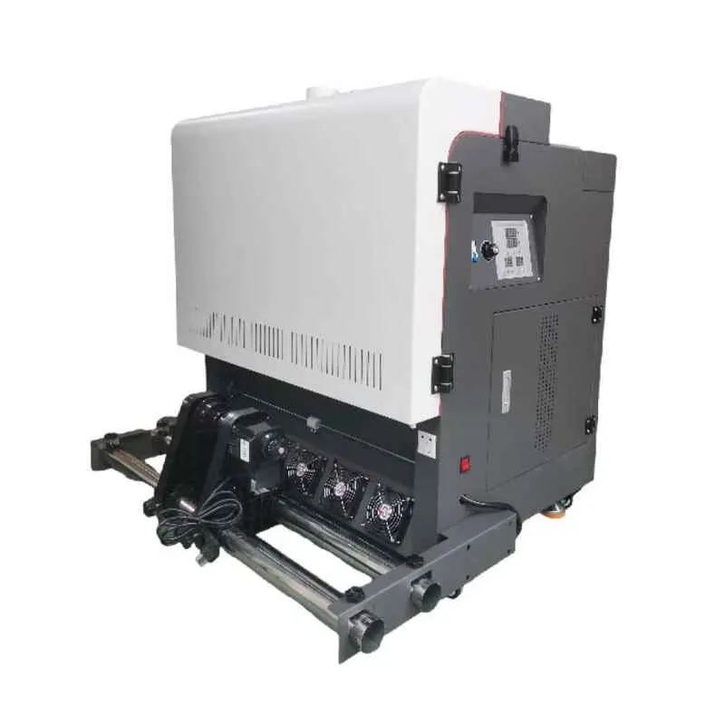 60cm 24 inch A1 Pet phim bột tự động lắc dọc Máy tái chế dtf Shaker lò nướng và máy sấy cho dtf máy in