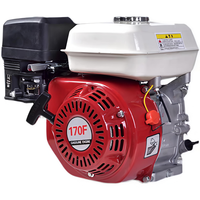 Moteur à essence compact et durable de 2,2 kW (3 CV) avec démarrage par lanceur pour bétonnière et engins de levage