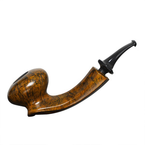 Muxiang Handmade Briarwood Tobacco Pipe Straight Type With Filter For Men Smoking Pipe - Product Image 4