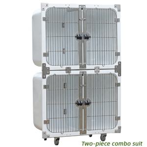 Huisdier Krat Kooi Modulair Ontwerp Midden Deelbare Kooi Mobiel Op Wielen Glasvezel Kat Hond Krat Kennle - Product Image 2