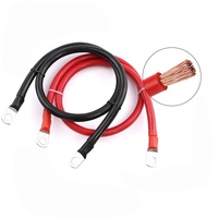 Câble DC en silicone 4/0 AWG 120 mm OFC haute intensité 600 V pour station de charge industrielle de véhicules électriques, station de télécommunications marine, 3/8 po
