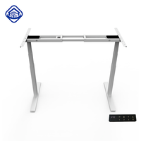 Vente directe d'usine, table réglable électrique à double moteur, 3 sections