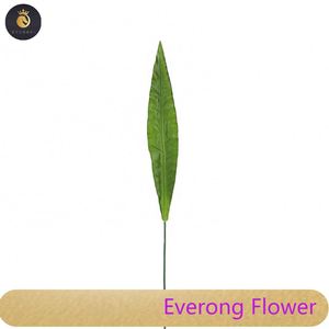 L'arum artificiel vert à une seule tige laisse des plantes artificielles au toucher réel - Product Image 6