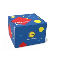 Caja Misteriosa Personalizada con Impresión Ecológica para Cosméticos, Juguetes, Anime, Caja Sorpresa, Caja Ciega, Perfume Negro y Rojo, Embalaje de Regalo de Papel