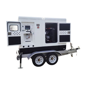 Generadores Silenciosos Móviles Tipo Remolque de 30 kVA, 40 kW, 50 kVA, 60 kVA, 80 kW, 100 kVA, Refrigerados por Agua, de Alta Calidad - Product Image 4