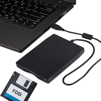 Unidad de Disquete USB de 3.5 Pulgadas, 1.44MB, 2HD, Externa, con Cable USB para Computadora Portátil