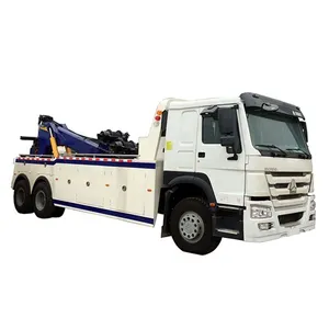 Camion rotatoire résistant de récupération de camion de sauvetage de route de camion de naufrageur de Sinotruk Howo 371hp 6x4 40t