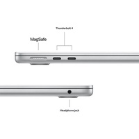 Ordinateur portable ultra-fin Apple AI directement de l'usine : Air 13 pouces SSD M4 (10+8 cœurs) 16 Go 256 Go Argent Idéal pour le travail et les voyages