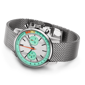 Reloj Mecánico de Lujo Retro para Breitling Top Time B01, de Acero Inoxidable, con Velocímetro, Calendario, Esfera Verde Turquesa, Resistente al Agua - Product Image 1