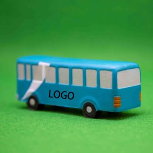 Le jouet anti-stress en forme de bus aide à soulager le stress et peut être utilisé comme décoration avec logo personnalisable - Product Image 2