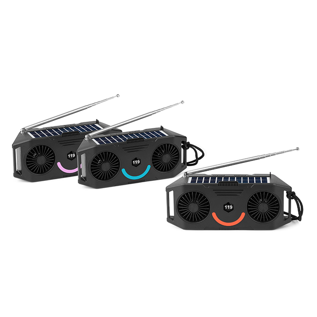 Portable Radio Bluetooth 4.2  Speaker HiFi Sound Rechargeable FM Radio with Long Battery Life for Home Outdoor Use