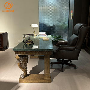 Mobilier européen pour hôtel antique Cabinet de villa Table d'écriture de <span class=keywords><strong>bureau</strong></span> royale <span class=keywords><strong>Bureau</strong></span> d'étude <span class=keywords><strong>vintage</strong></span> de luxe personnalisable en <span class=keywords><strong>bois</strong></span> pour appartement - Product Image 3