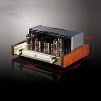 Amplificateur push-pull MC-84L Yaqin 4*6P14/ EL84 Amplificateur de puissance Audio HiFi à Tube sous vide 2*12W /4ohm-8ohm 110V/220V