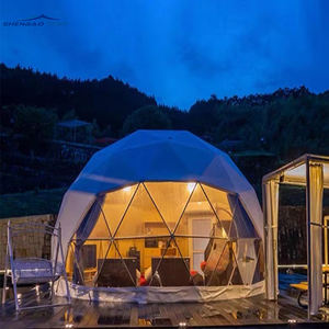 Tente dôme géométrique de Camping de luxe, <span class=keywords><strong>grande</strong></span> sphère de <span class=keywords><strong>taille</strong></span> personnalisée, tente transparente pour grand événement de fête, <span class=keywords><strong>yourte</strong></span> à vendre - Product Image 4