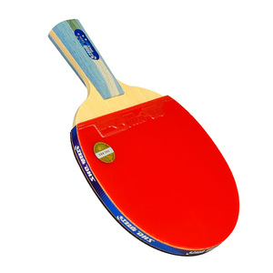 Raquette de tennis de table Double Happiness 5 étoiles 5002 Poignée horizontale 5006 Poignée droite Caoutchouc double face inversé - Product Image 4