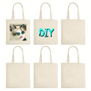 Sacs fourre-tout en toile personnalisés avec logo imprimé, vente en gros, sacs cadeaux à poignée, sacs de shopping tendance pour femmes - Product Image 2