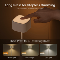 Lampe de table rechargeable sans fil à LED pour hôtel Lampe de bureau sans fil Veilleuse portable pour la maison Restaurant Salle à manger Café