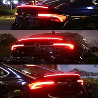 Für Passat Dynamischer LED-Spoiler Universeller Heckklappen-Dachspoiler Flügel Blinkerlicht für VW CC Golf MK2 MK3 MK4 MK5 MK6 MK7