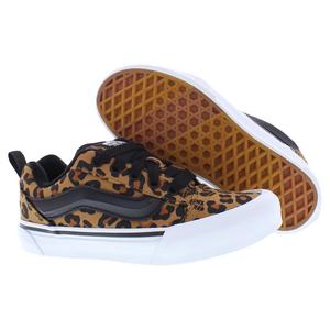 Zapatillas de Skate Knu Skool Ps Leopard Negras con Cordones para Niños, Talla 11 - Product Image 4