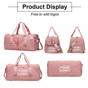 Bolsa de Deporte Personalizada con Logotipo de Fábrica, Bolsa de Gimnasio Impermeable, Bolsa de Viaje Portátil para Mujer, Bolsa de Gimnasio de Viaje con Logotipo Personalizado - Product Image 4