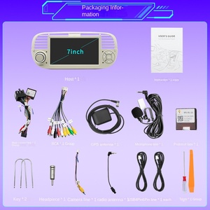 الأكثر مبيعًا عبر الحدود 7 بوصة لـ <span class=keywords><strong>Fiat</strong></span> تحكم في السيارة ملاحة Carpaly نظام تحديد المواقع والملاحة المركزية للسيارة - Product Image 3