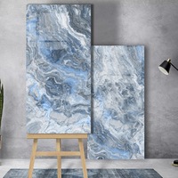 Panneaux muraux personnalisables en PVC 3D haut de gamme pour la décoration de la salle de bain et du salon, imperméables et recyclables