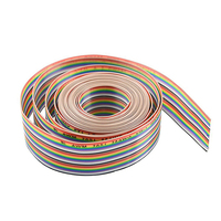 Cable de cinta de Color plano FFC 1,27mm 8P 10P 16P 20P 40P 50P 64P UL21311 Cable eléctrico aislado FRPE libre de halógenos