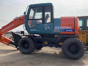 Excavadora de ruedas Hitachi Ex100WD, Excavadora de ruedas usada, Excavadora de ruedas Hitachi - Product Image 4