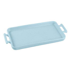 Ustensiles de cuisson pour <span class=keywords><strong>tarte</strong></span> à pizza <span class=keywords><strong>en</strong></span> céramique 4 couleurs personnalisés Plats de cuisson rectangulaires <span class=keywords><strong>en</strong></span> <span class=keywords><strong>porcelaine</strong></span> de style nordique avec poignées - Product Image 6