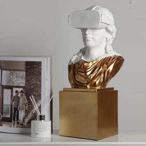 Luce carattere di lusso creativo ornamenti scultura <span class=keywords><strong>David</strong></span> di gesso di arte testa soggiorno di casa modello di casa artigianato decorativi - Product Image 2