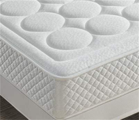 Maßgefertigte Hotelbett Hybrid Orthopädische Matratze in einer Box Kühlende Taschenfederkern Memory-Schaum Naturlatex-Matratze