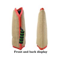 Manchon de protection pour chien en jute, épaissi, fabriqué directement par USMILEPET, pour l'entraînement canin