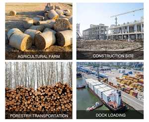 Çin Malı CE Sertifikalı Topsende Teleskopik Forklift 4 Ton 10m Kaldırma Yüksekliği Destek Ayağı ile - Product Image 5