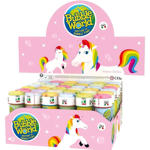 Bubble World Unicorn Bubbles 60Ml per il divertimento dei bambini durante il gioco - Product Image 2
