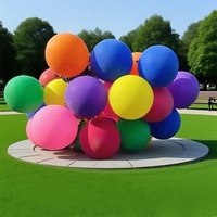 25 pièces/sac, ballons en latex épais de 36 pouces, grands ballons ronds pour l'extérieur, pour les jeux en parc, les fêtes d'enfants, les décorations, les fournitures