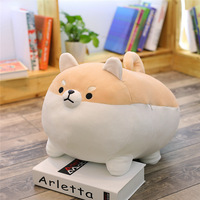 HY Adorable Chien Shiba Inu en Peluche, Coussin Animal de Dessin Animé, Jouets Rembourrés avec Remplissage en Coton PP, Cadeau pour Enfants et Bébés
