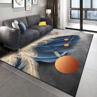 Moderner Luxus nordischer großflächiger Teppich Hellgrauer Kristalls amt rutsch fester Teppich Geometrisches Muster Maschine für Wohnzimmer