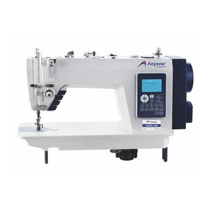 Machine à coudre industrielle informatisée à plat AS200-1SB, point noué, aiguille simple, en fer, neuve pour usine de fabrication - Product Image 1