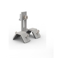 Kit de fixation solaire pour toiture métallique sur mesure OEM ODM, support de montage PV avec vis et patins pour toitures trapézoïdales
