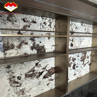 Translucide brésilien Pandora granit marbre panneau mural décor haute qualité intérieur panneaux muraux décoration de la maison