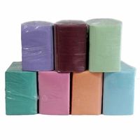 Bavoirs dentaires jetables 3ply 13 "X 18" 125 feuilles de bavoirs dentaires médicaux imperméables pour dentiste, ongles, tatouage
