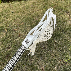 Palo de Lacrosse Completo ACEKING para Hombre y Niño con Eje de Metal y Cabeza Encordada Blanca - Product Image 4
