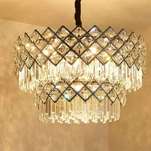 Vintage Fixtures <b>Crystal</b> Pendant Light Hotel Kitchen Decoration <b>Crystal</b> <b>Chandelier</b> Lighting - Product Image 6