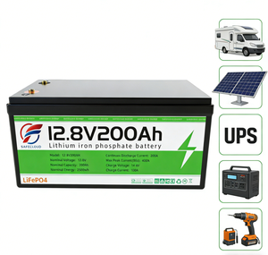 بطارية سيفكلاود شديدة التحمل ذات دورة عميقة 12 فولت 200 أمبير ساعة LiFePO4 ذات حالة صلبة للمركبات الخاصة وآلات تنظيف الأرضيات مع نظام إدارة البطارية الذكي وضمان <span class=keywords><strong>3</strong></span> سنوات - Product Image 2