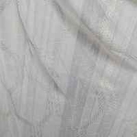 Tissu de rideau en dentelle de tulle brodé de style européen pour le salon