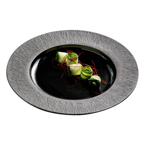 Platos de cena de porcelana blanca plana ecológica plato de cerámica a granel <span class=keywords><strong>barato</strong></span> al por mayor para bodas - Product Image 5