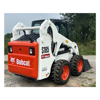 Chargeuse compacte sur pneus Bobcat S185 modèle 2020 avec joystick manuel et équipement multifonctionnel