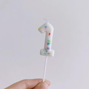 สร้างสรรค์สีรุ้ง3D จำนวนเทียนวันเกิดเด็กหนึ่ง<span class=keywords><strong>ปี</strong></span>เด็กสุขสันต์วันเกิดพรรคจำนวนเทียนขายส่ง - Product Image 6